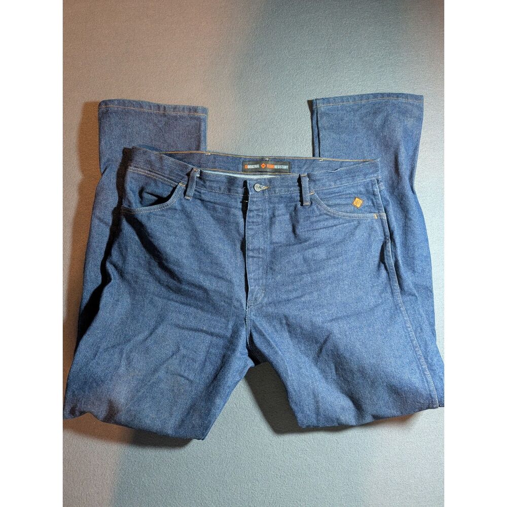 Wrangler FR 13MWZ Flame Resistant Jeans Men’s 36x34 CAT 2 Workwear Denim